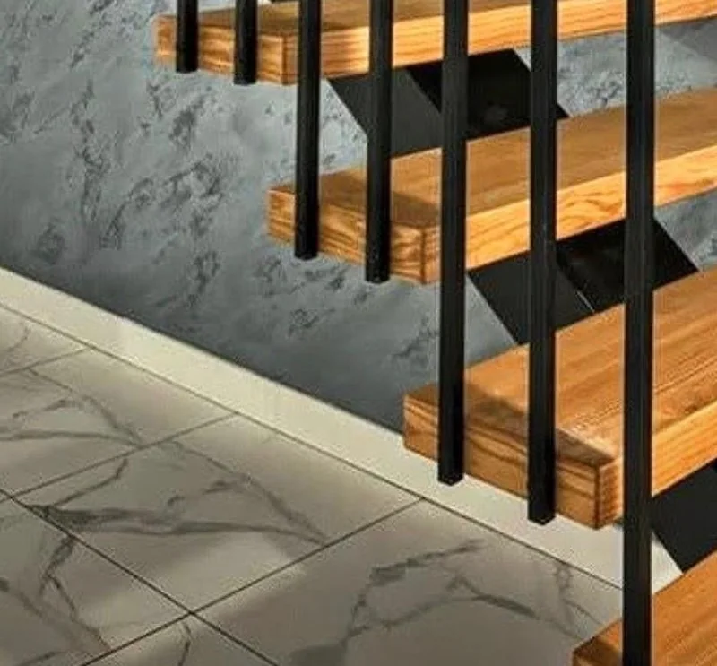 Realisierte Treppe bei Familie Müller